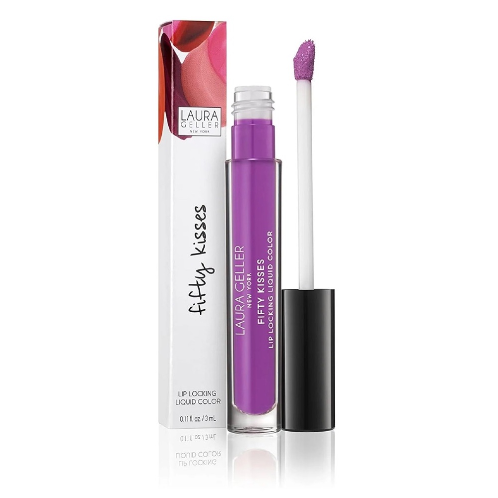 NWT Laura Geller Fifty Kisses Lip Locking Liquid Color – Orchid Love